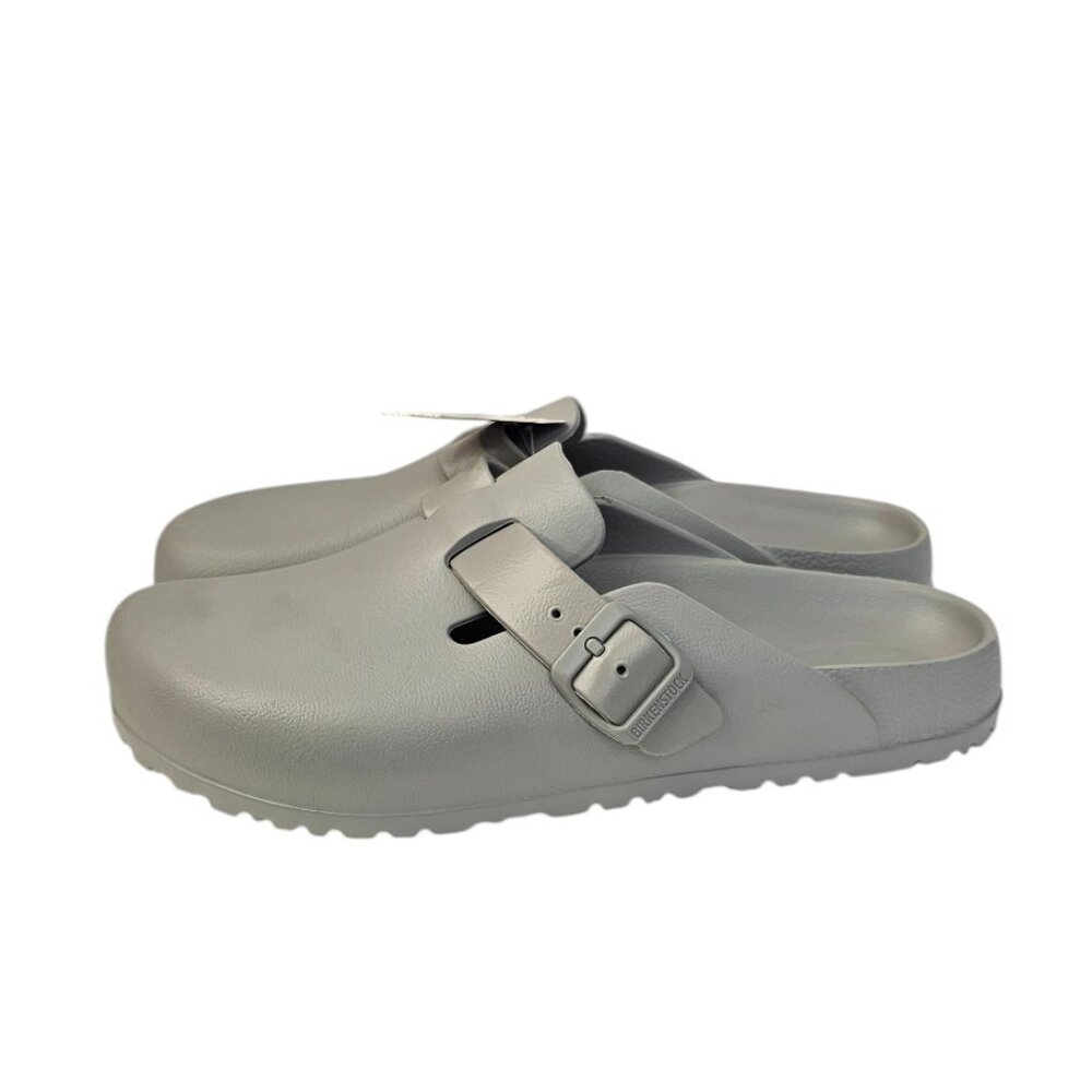 Birkenstock Womens Boston Eva Clogs, Mule, Slip On, Rubber, Stone, Narrow, Sz 10